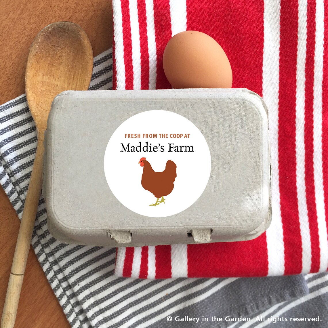 Egg Carton Labels Custom Packaging Food Labels Chicken Etsy