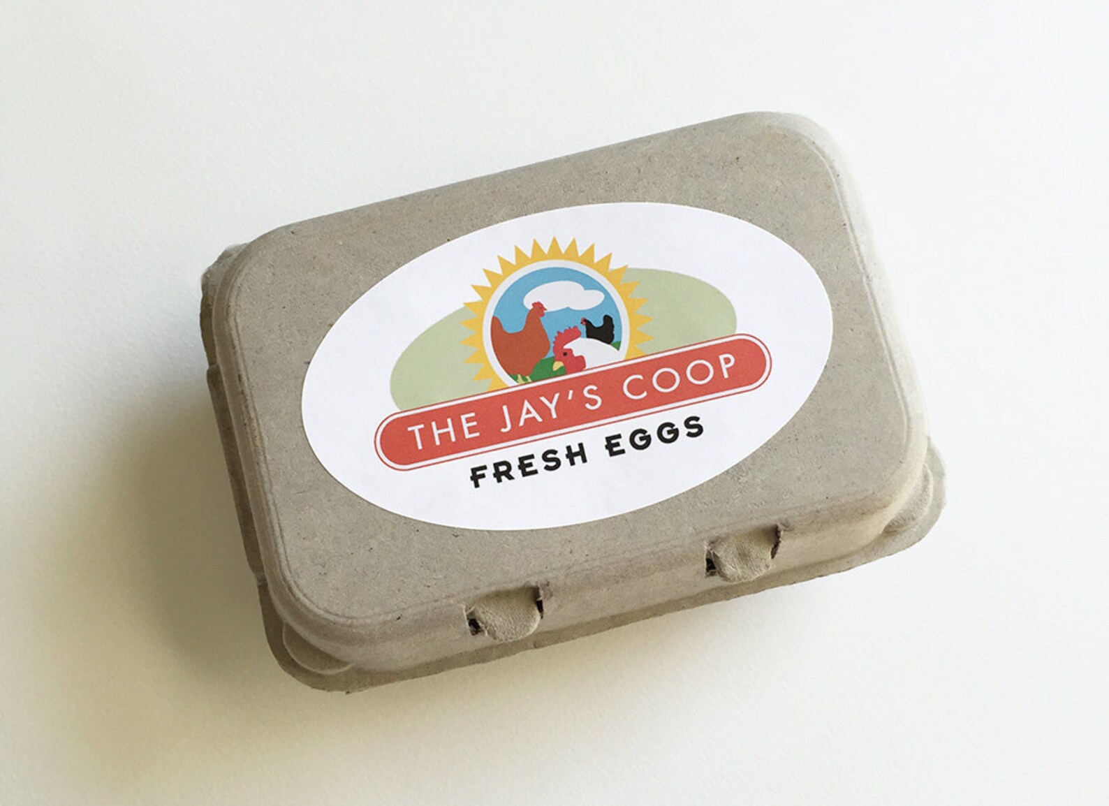 Egg Carton Stickers 6 Customized Chicken Egg Labels Food Etsy