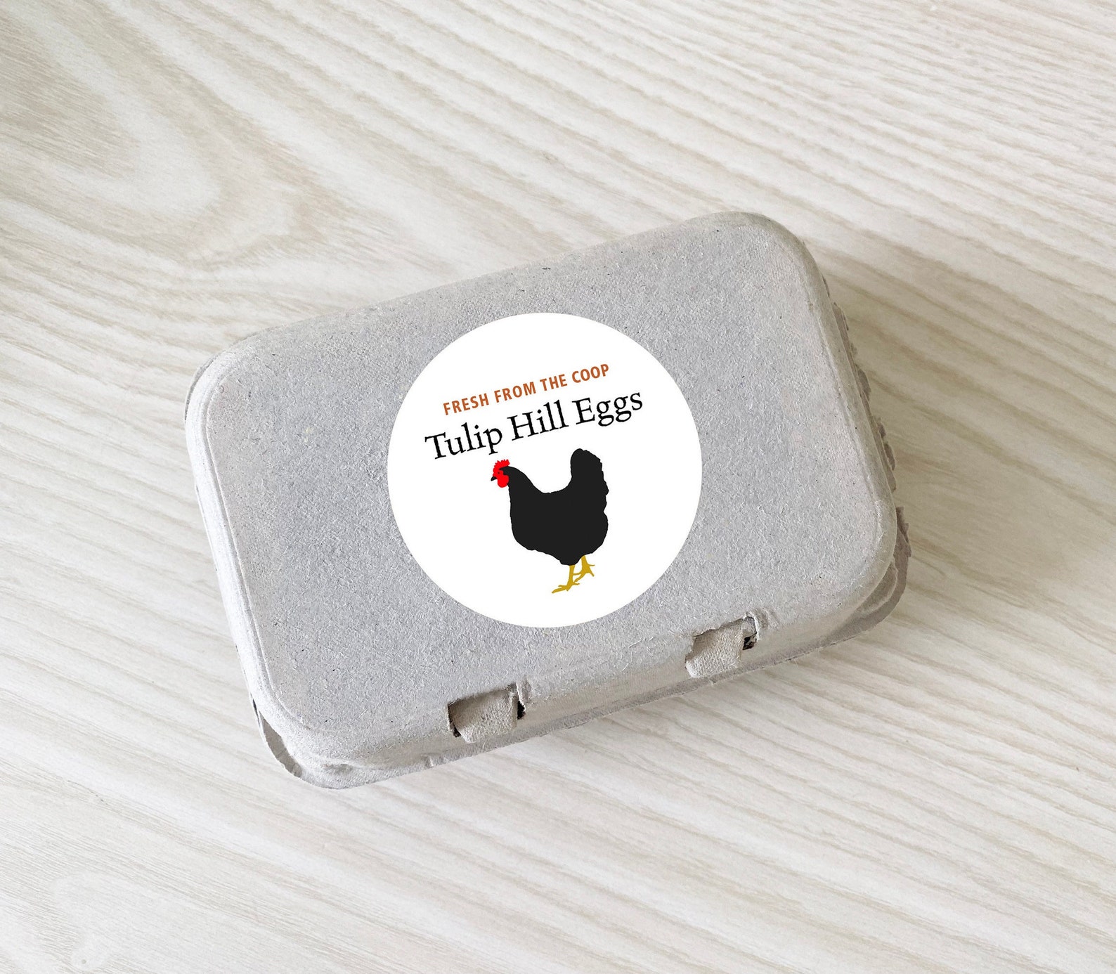 Egg Carton Labels Custom Packaging Food Labels Chicken Etsy