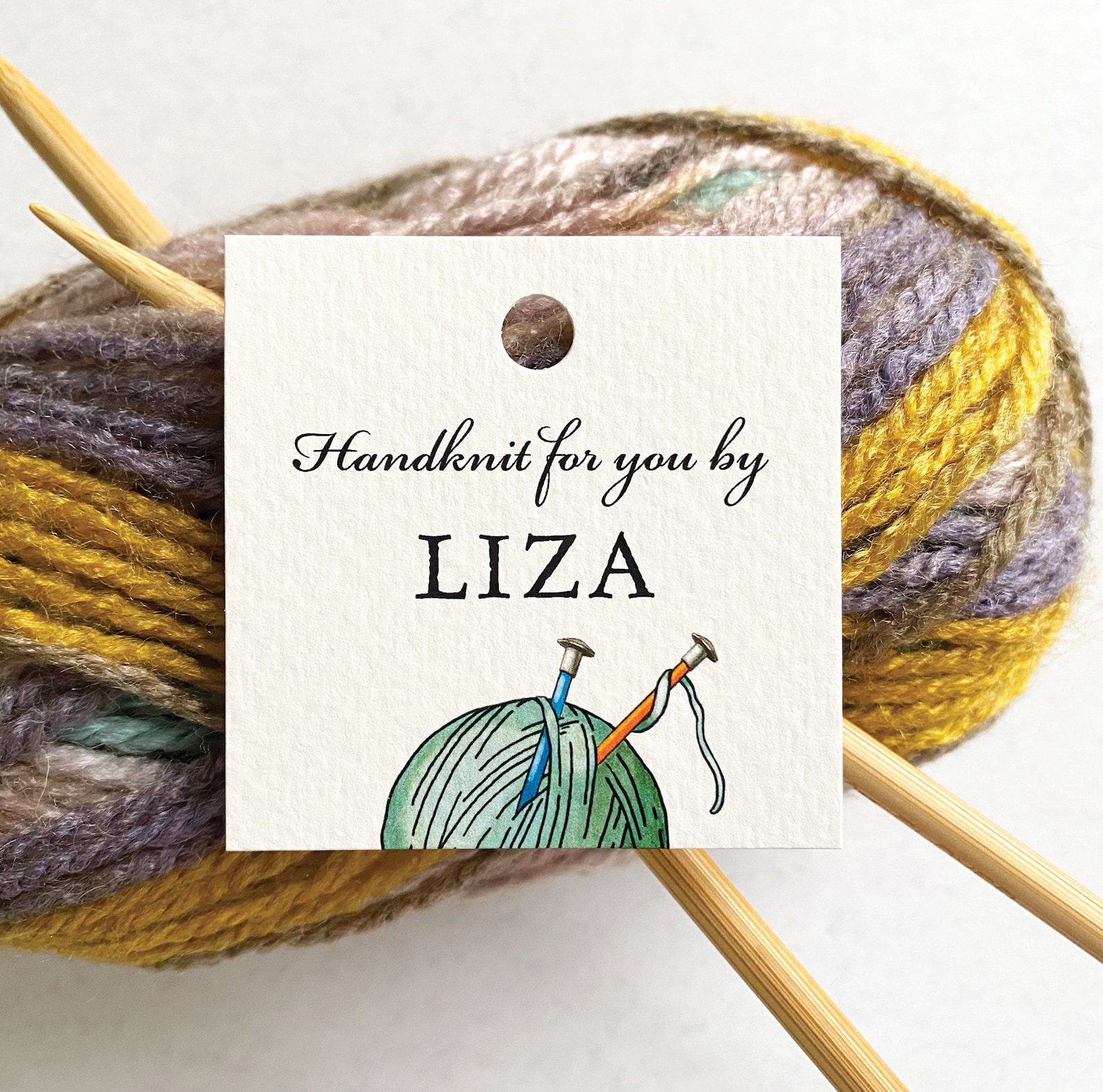 Knitting Tags Personalized Clothing Hang Tags Knitting Gift Etsy