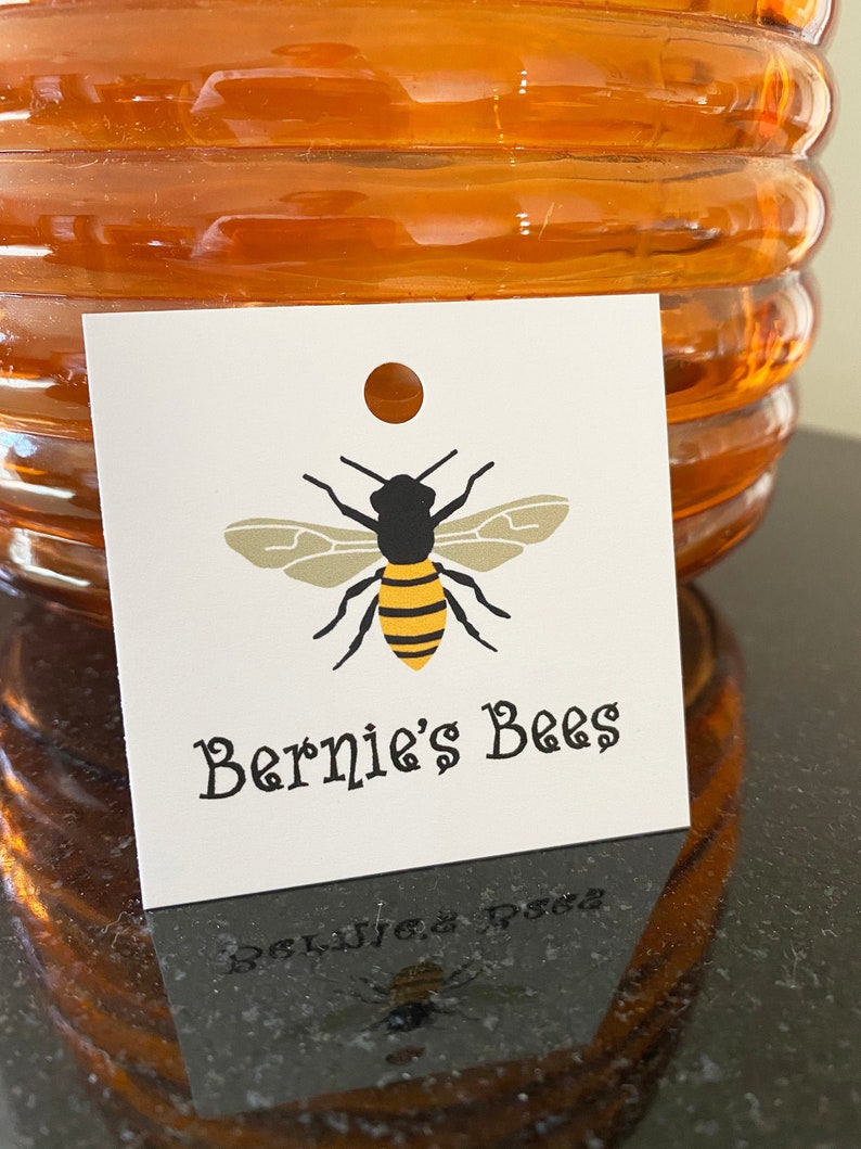 Honey Jar Tags Custom Honey Labels 12 or 20 Personalized Etsy