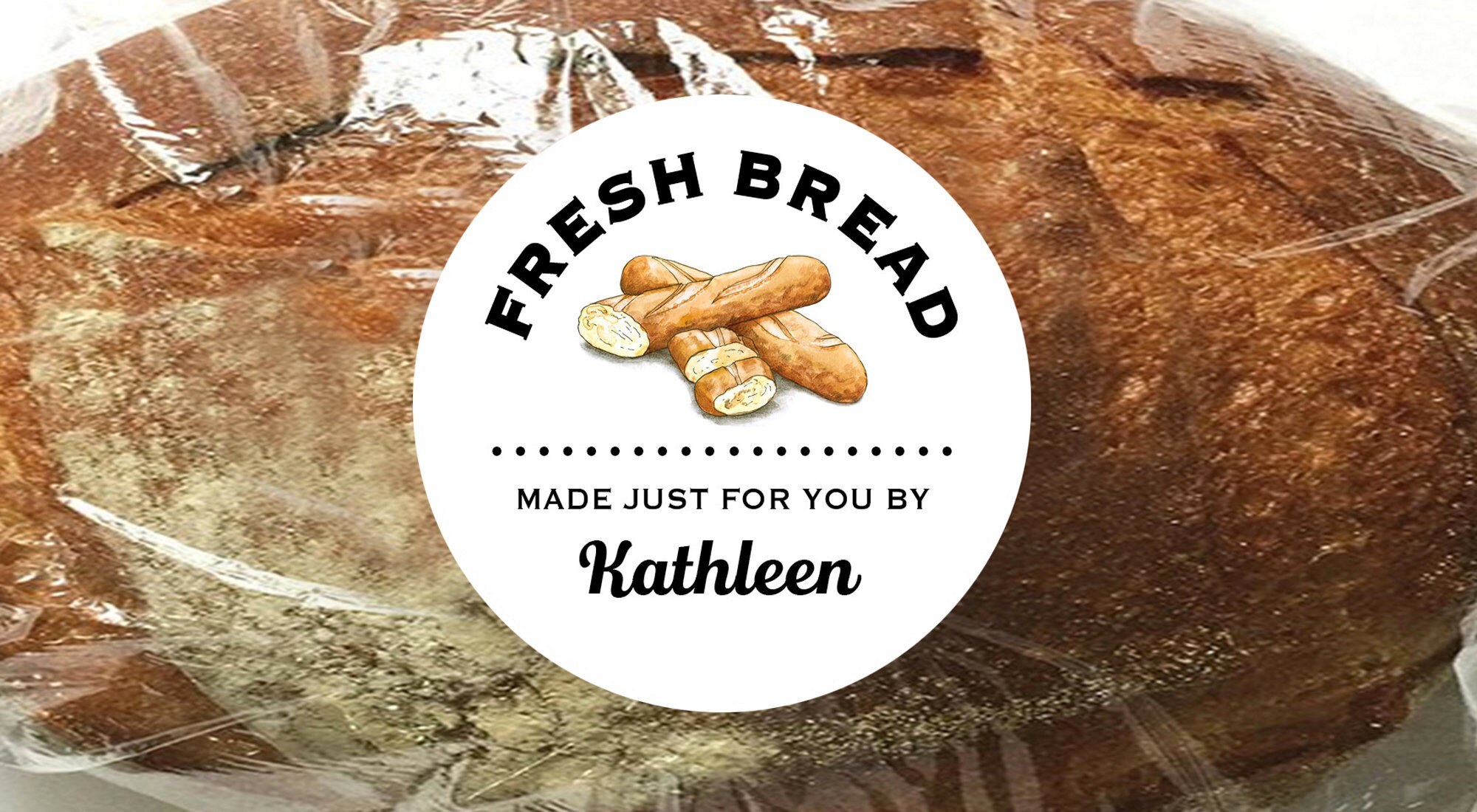 Bread Stickers Bakery Box Stickers Kitchen Labels Baguette Etsy Canada