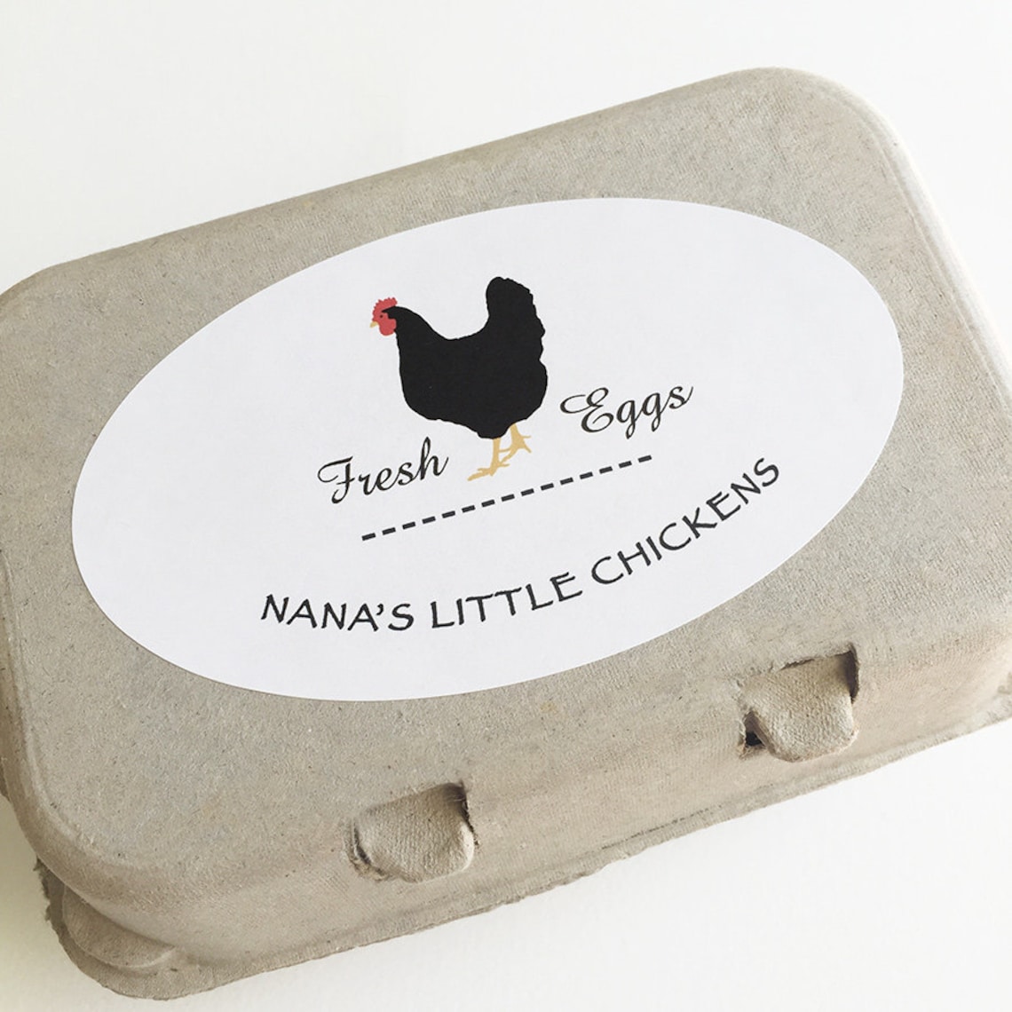 Egg Carton Labels Chicken Stickers Coop Supplies Backyard Etsy