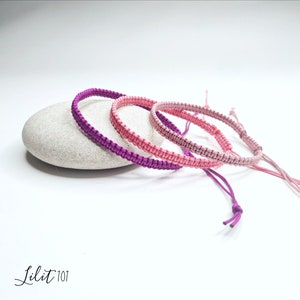 3 Macramé handmade bracelet. Set. Women&#39;s bracelet
