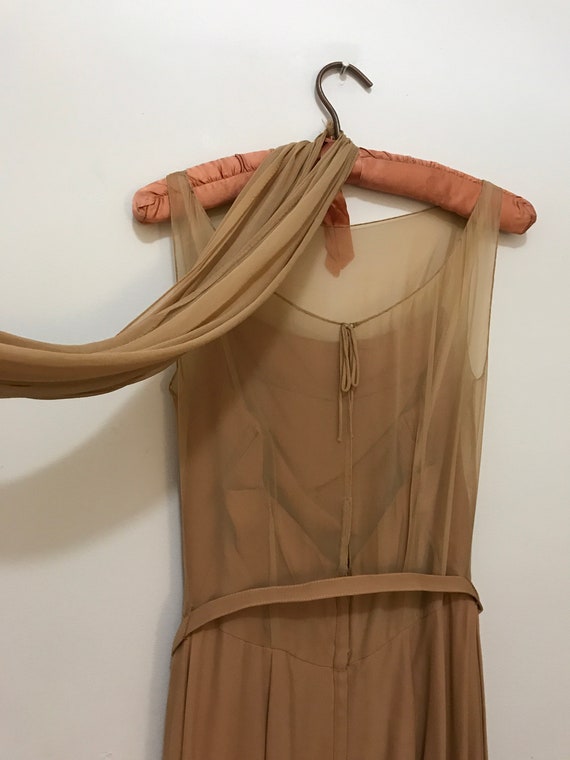 Vintage 50's Mid-Century Nude Sheer 3-Piece Illus… - image 2