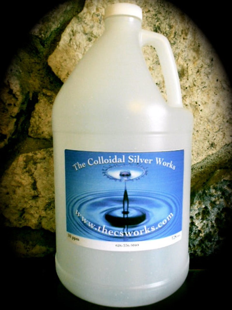 Colloidal Silver 10 Ppm 128 Oz. 1 Gallon Etsy