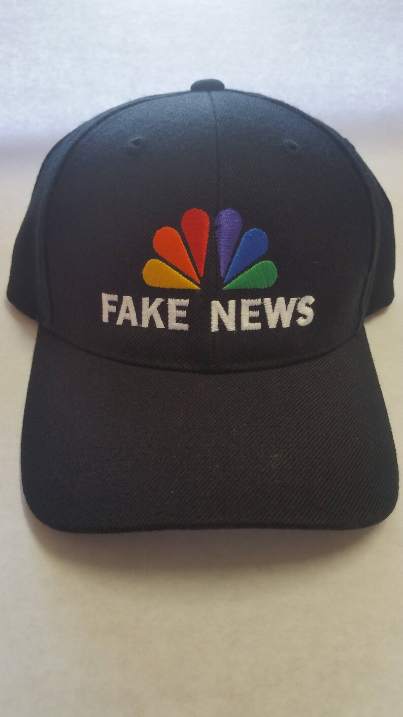 Fake News MSNBC NBC hat dads cap media very 2017 2016 Etsy