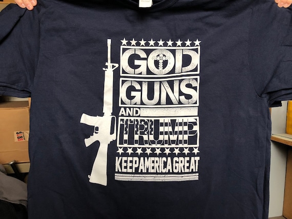 T-shirt Conservative Republican Tee MAGA Trump 2020 2nd Amendment Gun Rights