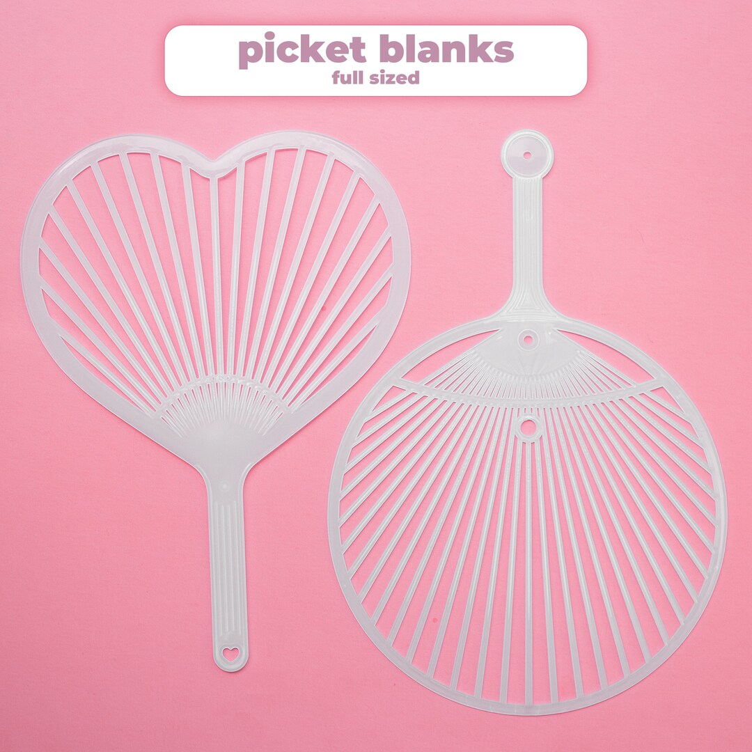 BLANK PICKET DIY Full Size Kpop Picket Etsy