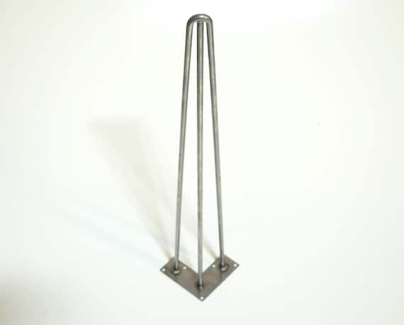 Three Rod Hairpin Furniture Legs - All Sizes - Desk, Dining Table -Screws Included