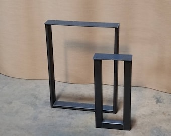 U leg - Tube Steel leg - Dining Table leg - Desk Leg - 2x2 and 1x3 - All Sizes