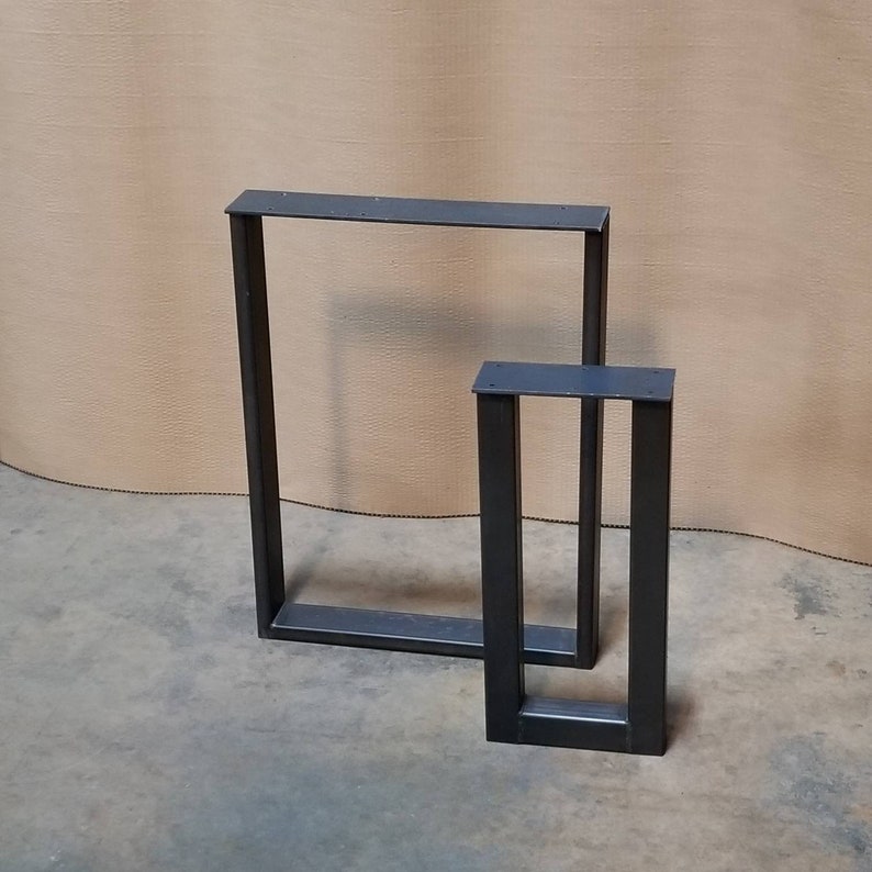 U Leg - Tube Steel Leg - Dining Table Leg - Desk Leg - 2x2 and 1x3 ...