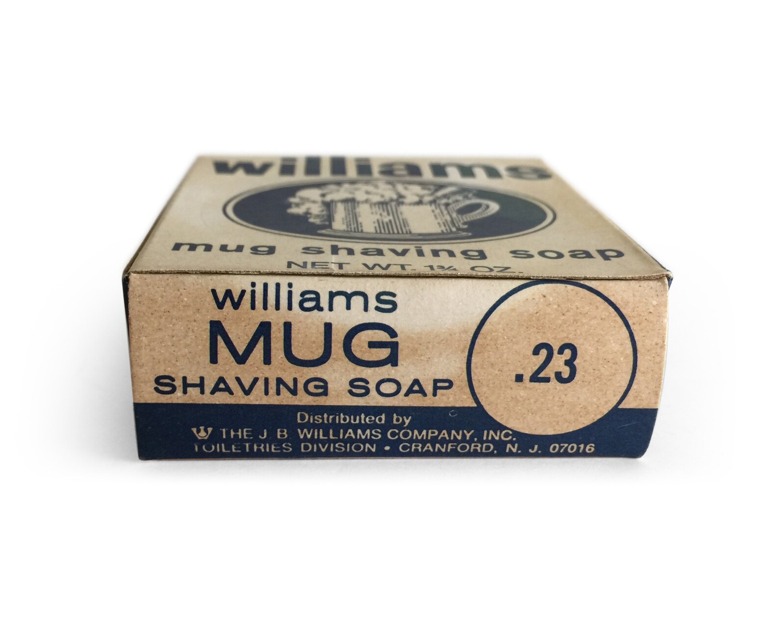 Vintage Williams Mug Shaving Soap Box With Unused Bar Soap Etsy
