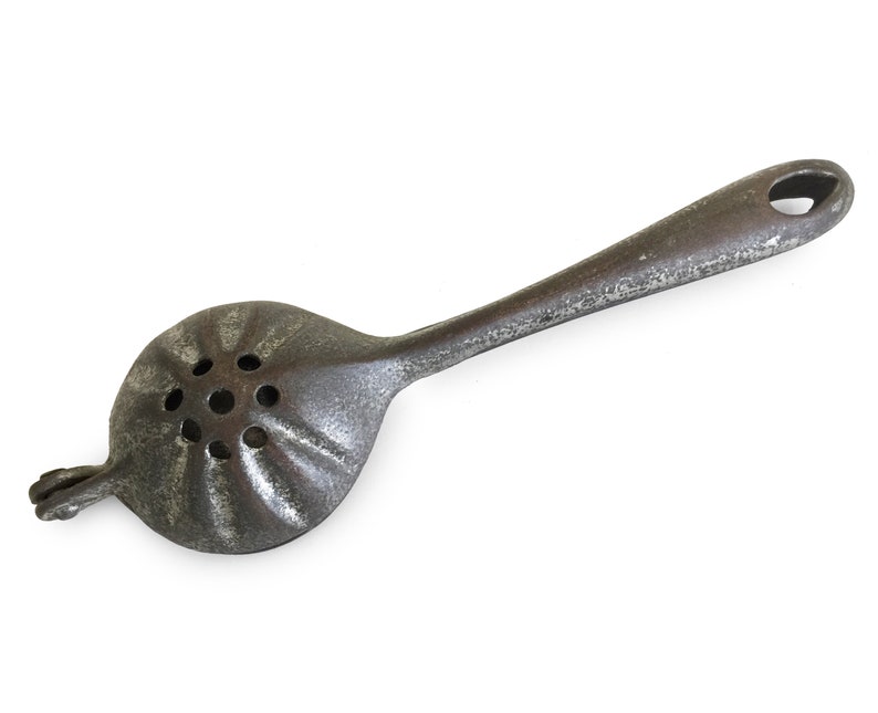 Antique Lemon Press Hand Held Cast Iron Citrus Juicer Lemon Etsy