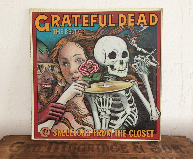 Grateful Dead 1974 The Best Of Grateful Dead Skeletons In Etsy