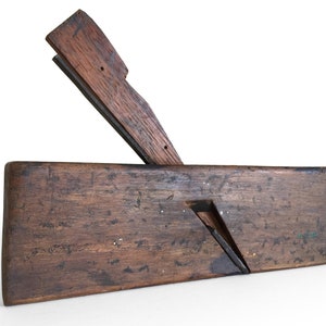 Vintage Wood Plane, Rustic Wood Mold Planes, Primitive Woodworking Tool, Old Woodwork Tools, Small Wall Decor, Modern Farmhouse Home Accents