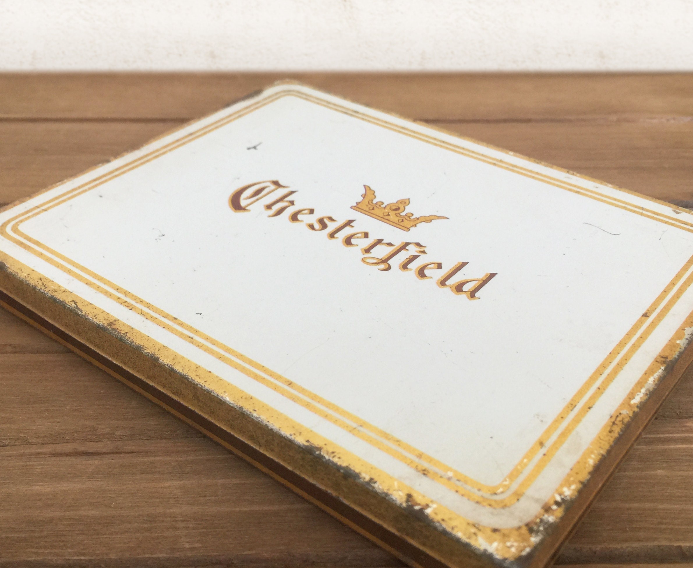 chesterfield gold cigarettes strength Vintage Chesterfield Tobacco Tin, Retro Metal Cigarette Case, General Store Advertising chesterfield gold cigarettes strength Vintage Chesterfield Tobacco Tin, Retro Metal Cigarette Case, General Store Advertising