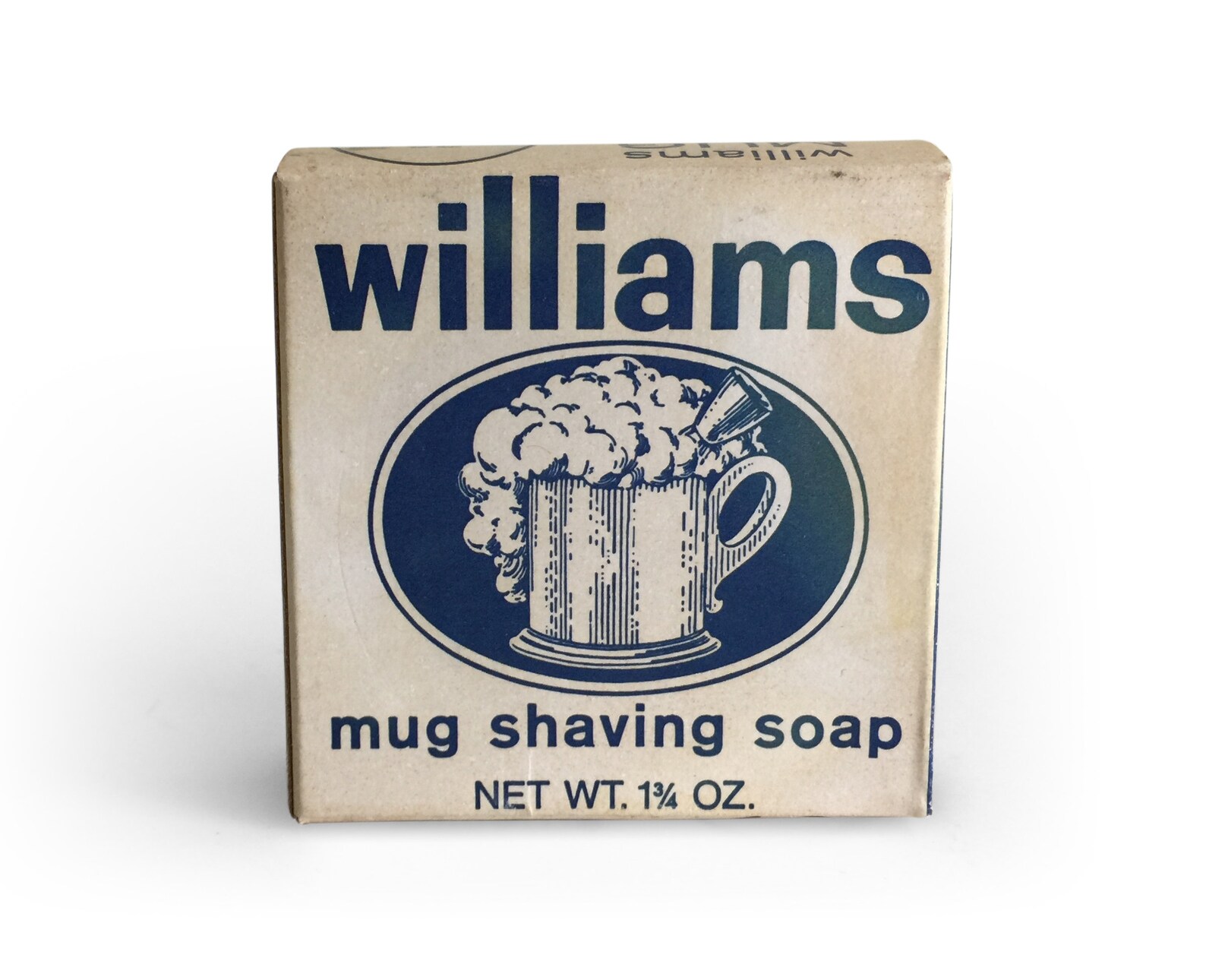 Vintage Williams Mug Shaving Soap Box With Unused Bar Soap Etsy