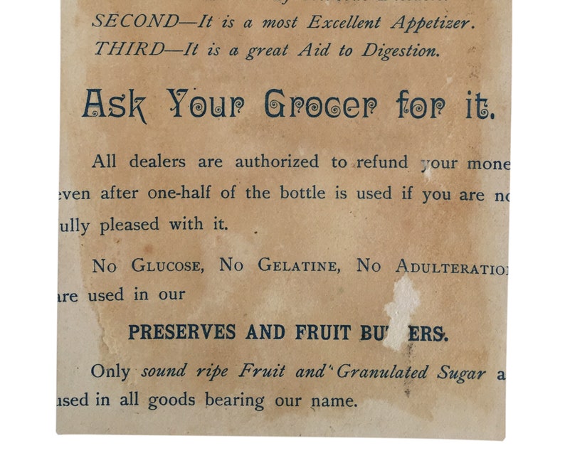 Antique Heinz's Celery Sauce Advertising Card H.J. Heinz Etsy