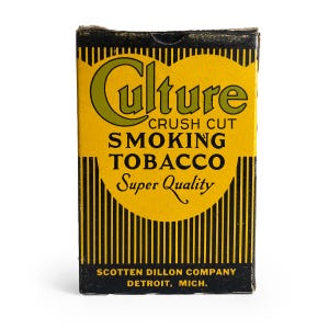 Boîte à tabac de poche Culture vintage, Publicité sur le tabac, Emballage en carton tabac ancien, Décoration d'intérieur rustique, Boîte de rangement