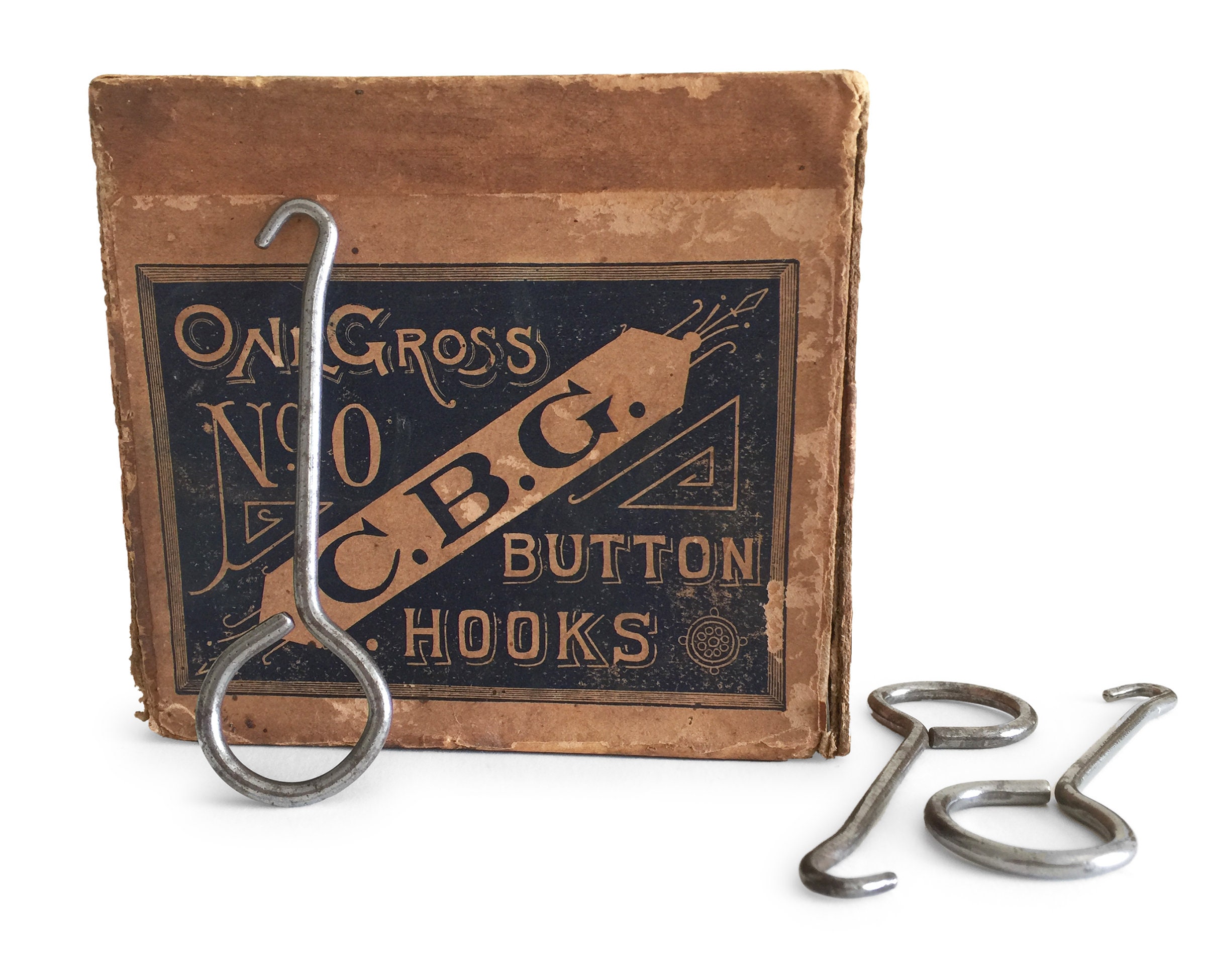 2 Mint Condition Button Hooks 1-1886 Regal Shoe Button Hook $3.50 1- 8  Generic