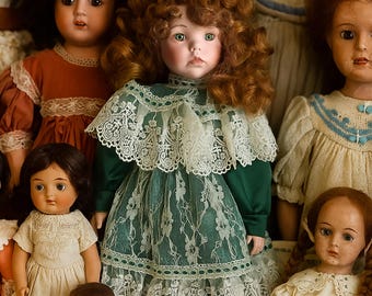 Vintage Seymour Mann Pauline Porcelain Doll: Limited Edition Connoisseur Collection in Original Box