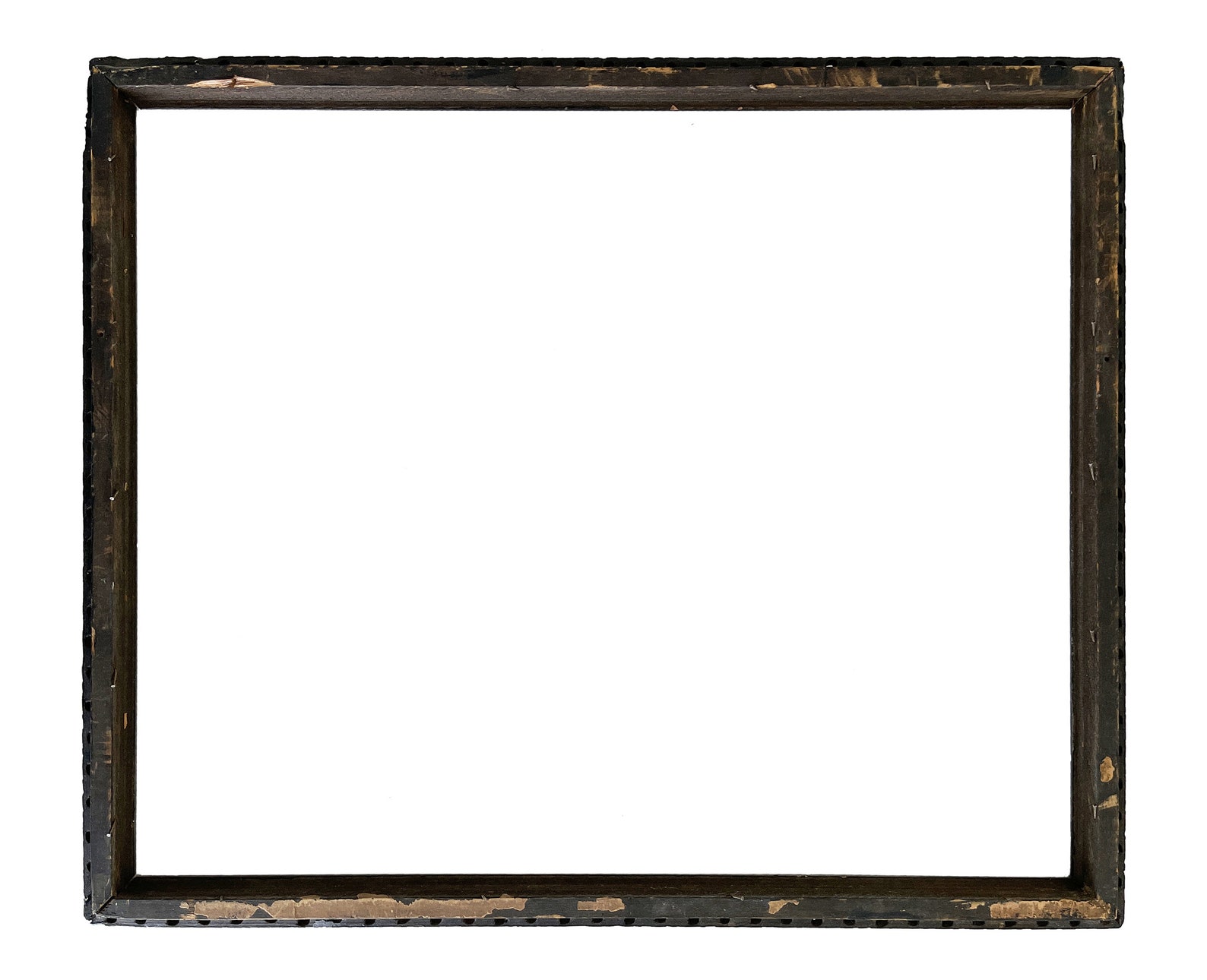 Antique Gesso Frame Vintage Picture Frame Ebony Black Etsy