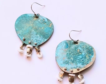 Patina Jewelry, Natural Patina Earrings!