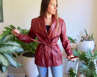 80s leather outfit