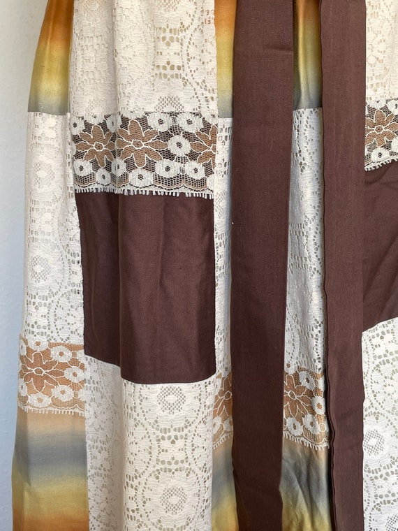 Vintage patchwork maxi skirt tent dress, tumblewe… - image 3