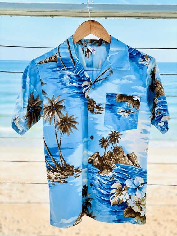 Vintage Hawaiian shirt, size small, Nui Nalu, aloh