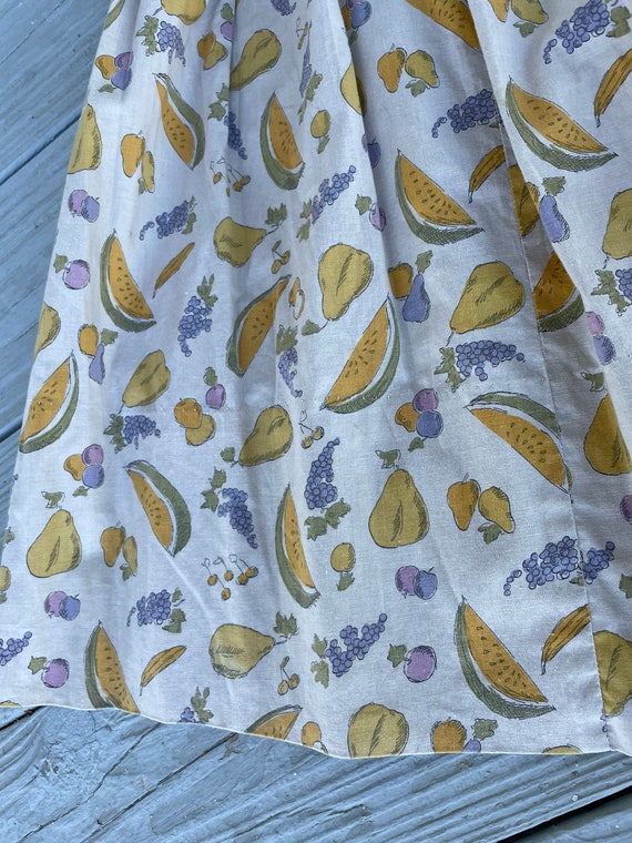1950s novelty print fruit skirt, medium large, ci… - image 7