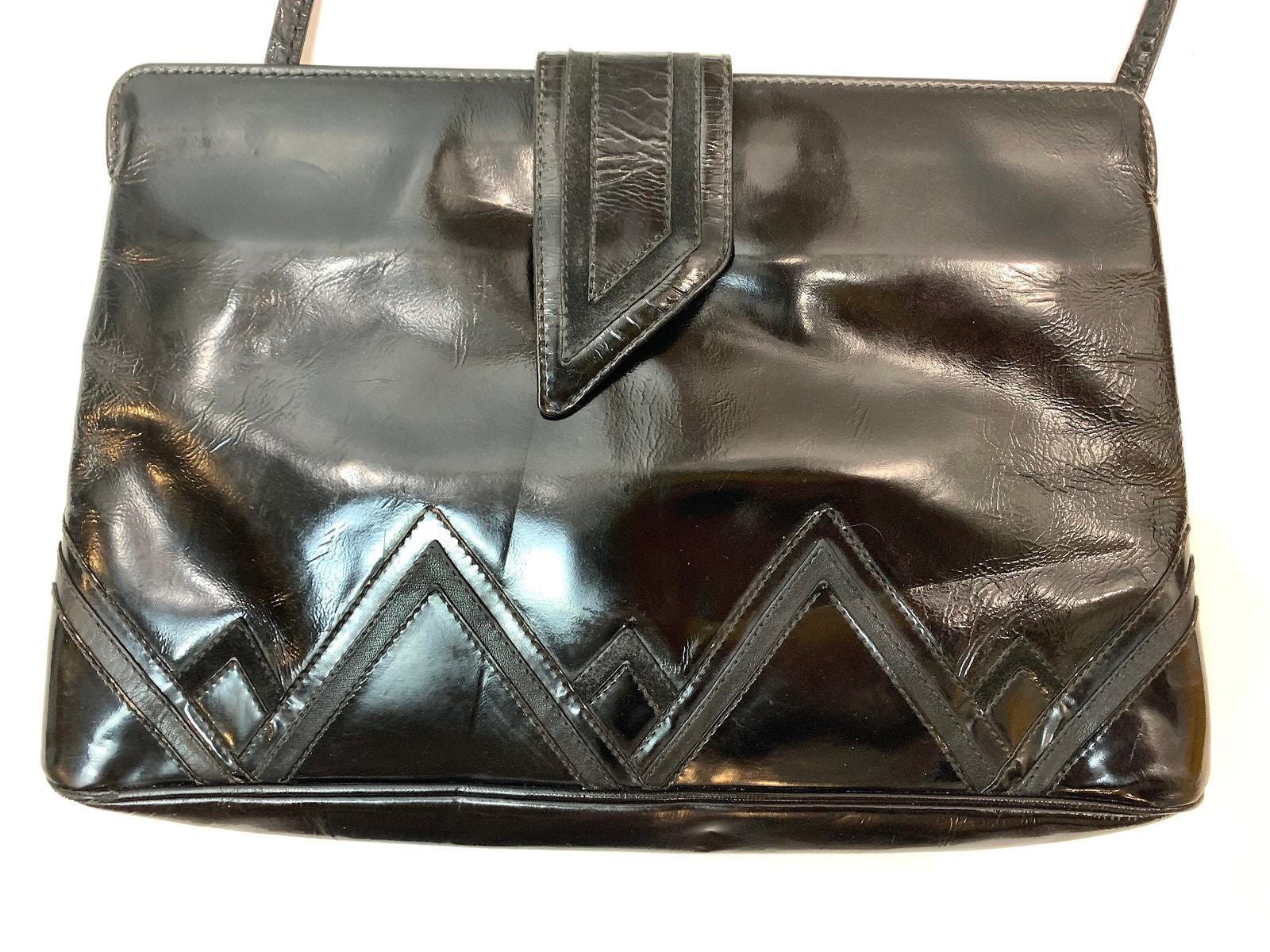 L XL Anna Biagini Green Croc Embossed Crystal Stones Anna Biagini - Vestiaire Collective main image 3