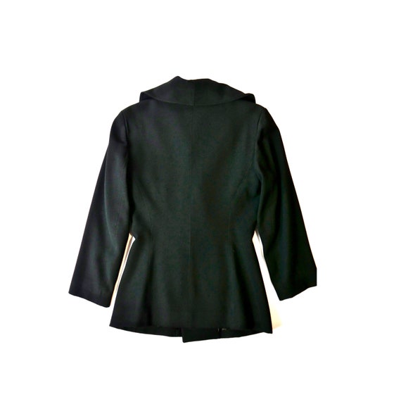 80s Azzedine Alaia PARIS Black Wool Suit | Mini S… - image 7