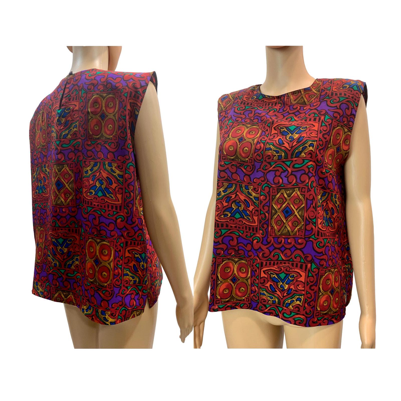 Stained Glass Blouse - Etsy Stained Glass Blouse - Etsy
