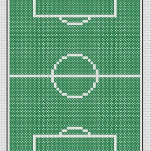 Football Pitch - Cross Stitch (chart only)
