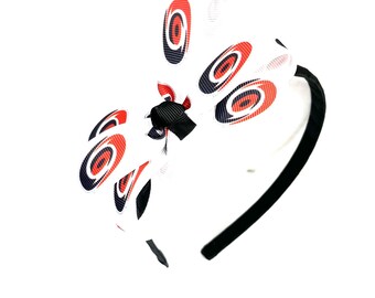 Girls Carolina Hurricanes Headband Carolina Hurricanes Hockey Hair Bow Teen Girl Hair Accessories