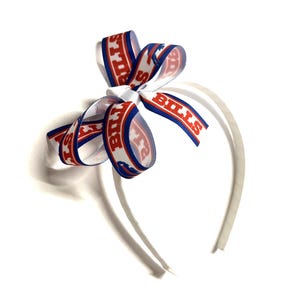 Girls Buffalo Bills Headband Buffalo Bills Football Hair Bow Teen Girls Football Hair Accessories
