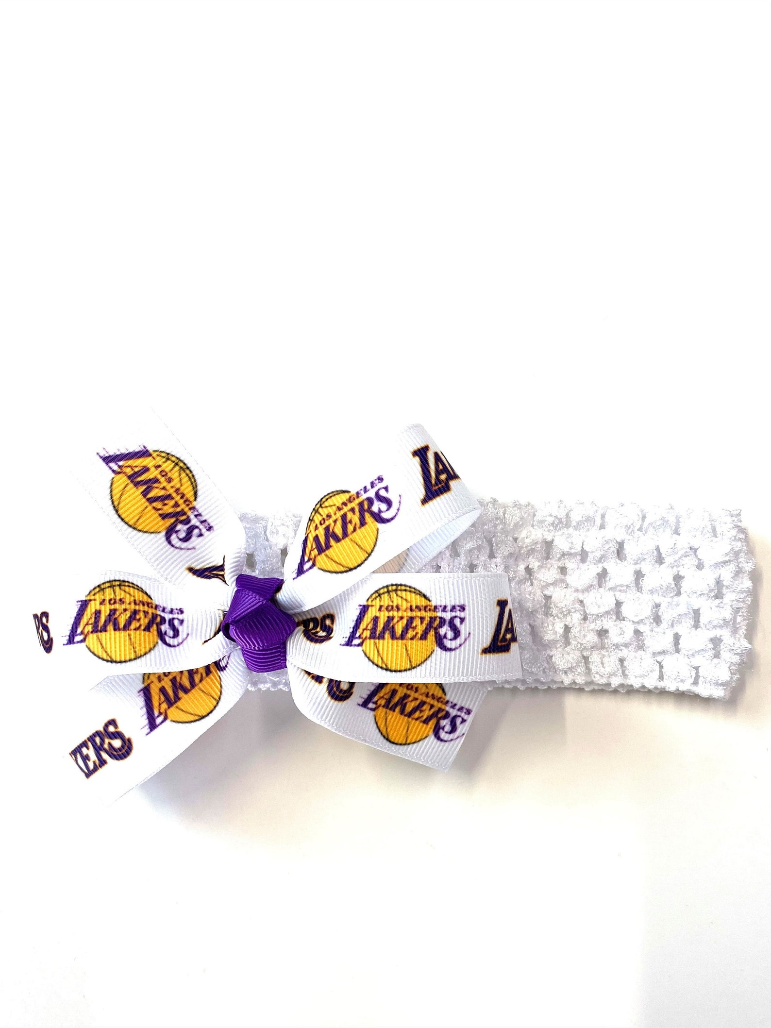 Baby Girls Los Angeles Lakers Headband Newborn Girl LA Lakers Etsy