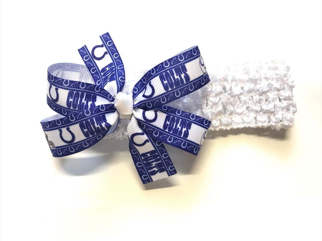 Baby Girls Indianapolis Colts Headband NFL Indianapolis Colts Etsy