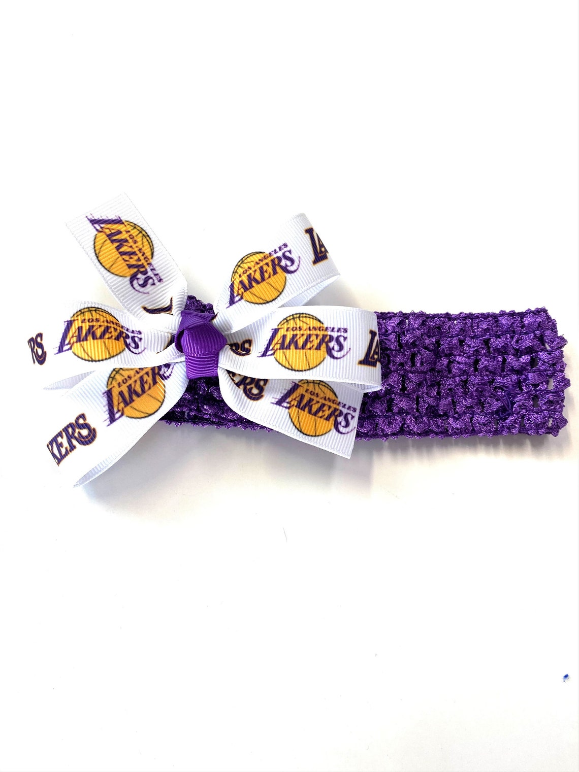 Baby Girls Los Angeles Lakers Headband Newborn Girl LA Lakers Etsy