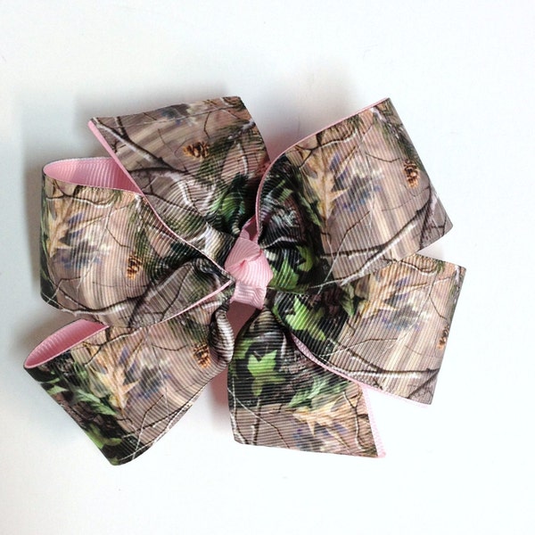 Camouflage Hair Bow Etsy