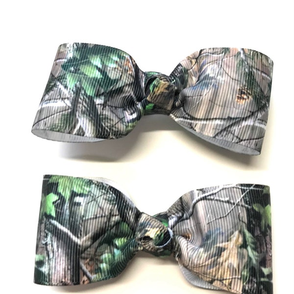 Camouflage Hair Bow Etsy
