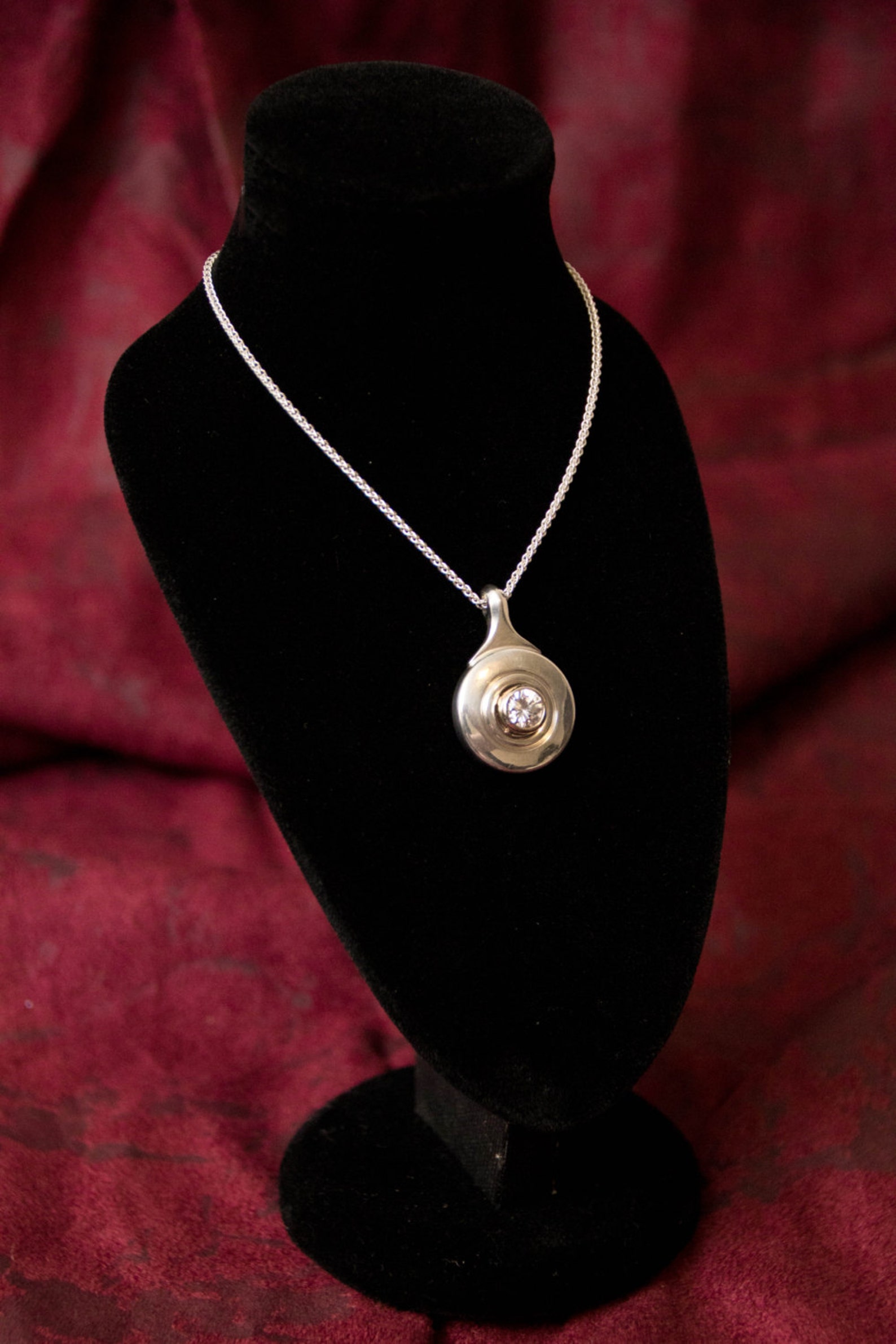 Sterling Silver Flute Key Necklace Etsy