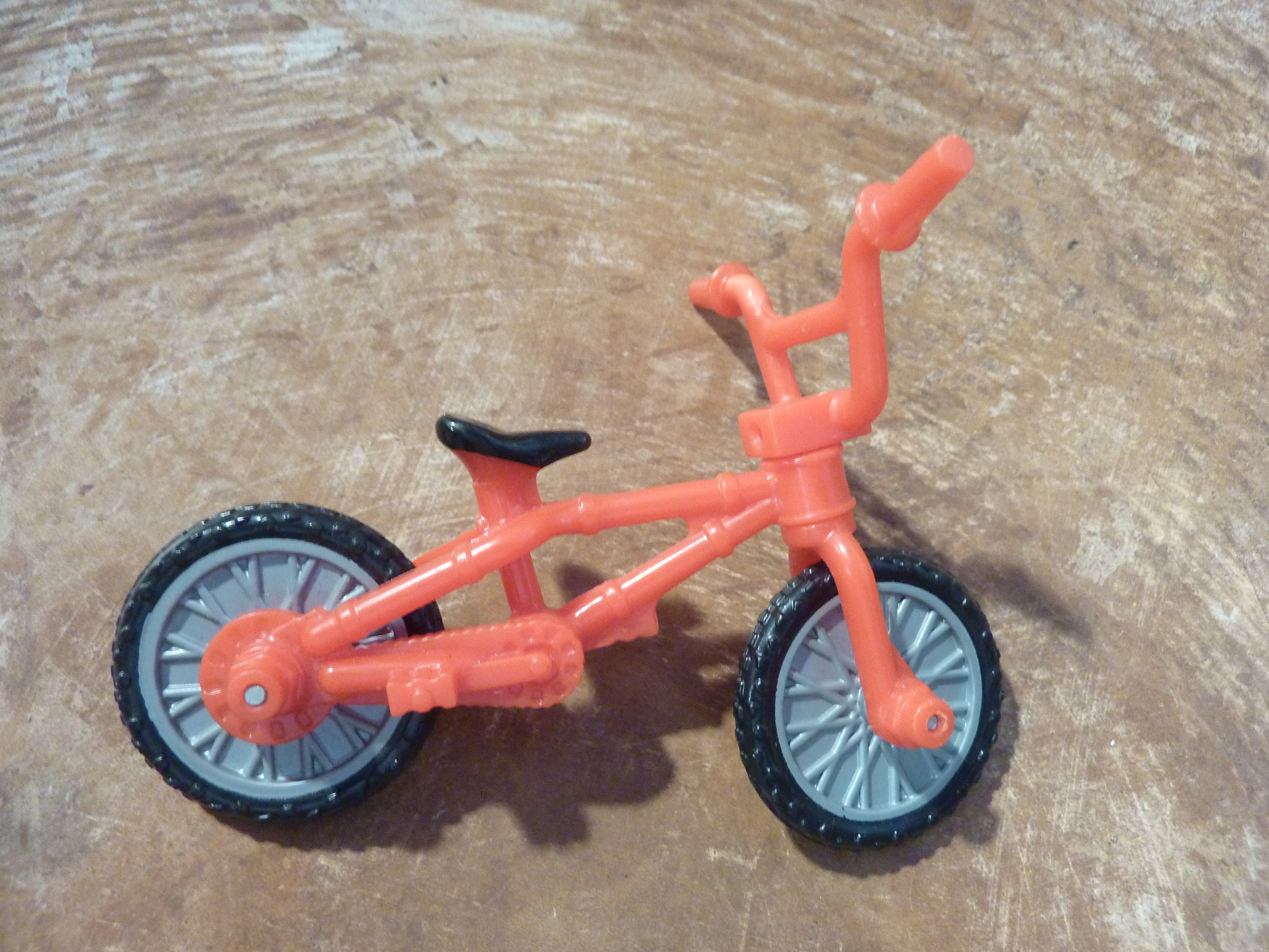 Miniature Bicycle Plastic Red Action Figure Toy Doll House Etsy