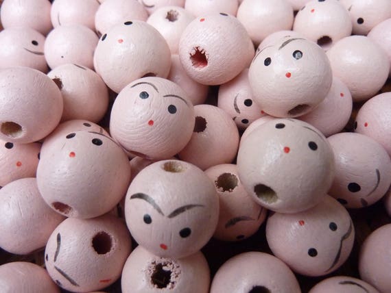 wooden doll heads for crafts