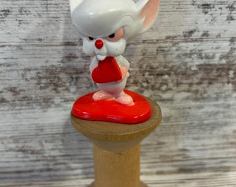 Vintage 1997 Pinky and the Brain Figure: Valentine's Day Toy #3909