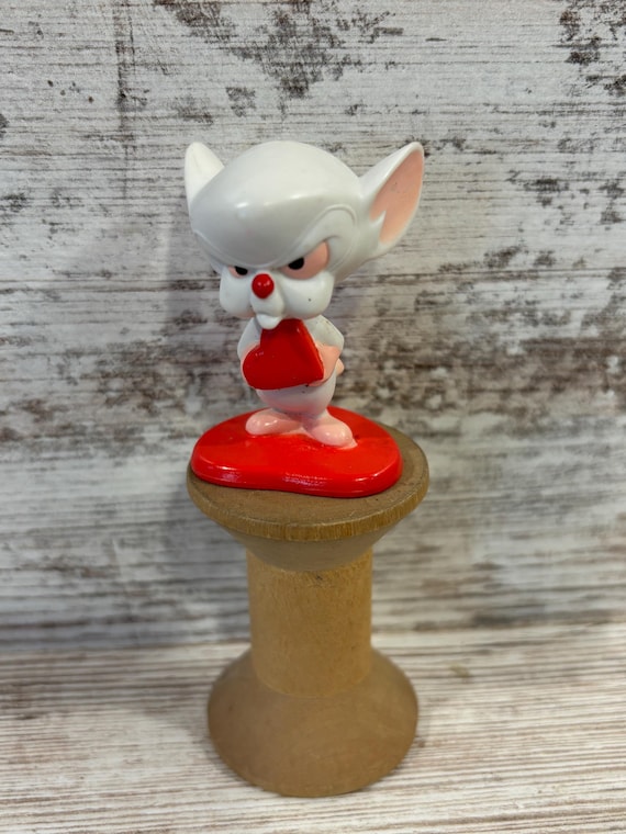 Vintage 1997 Pinky and the Brain Figure: Valentine's Day Toy #3909