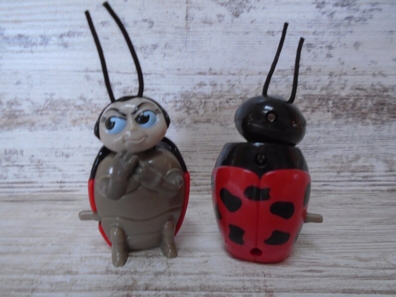 1 Wind up Walking Mechanical Action Toy Ladybug Bugs Life Etsy