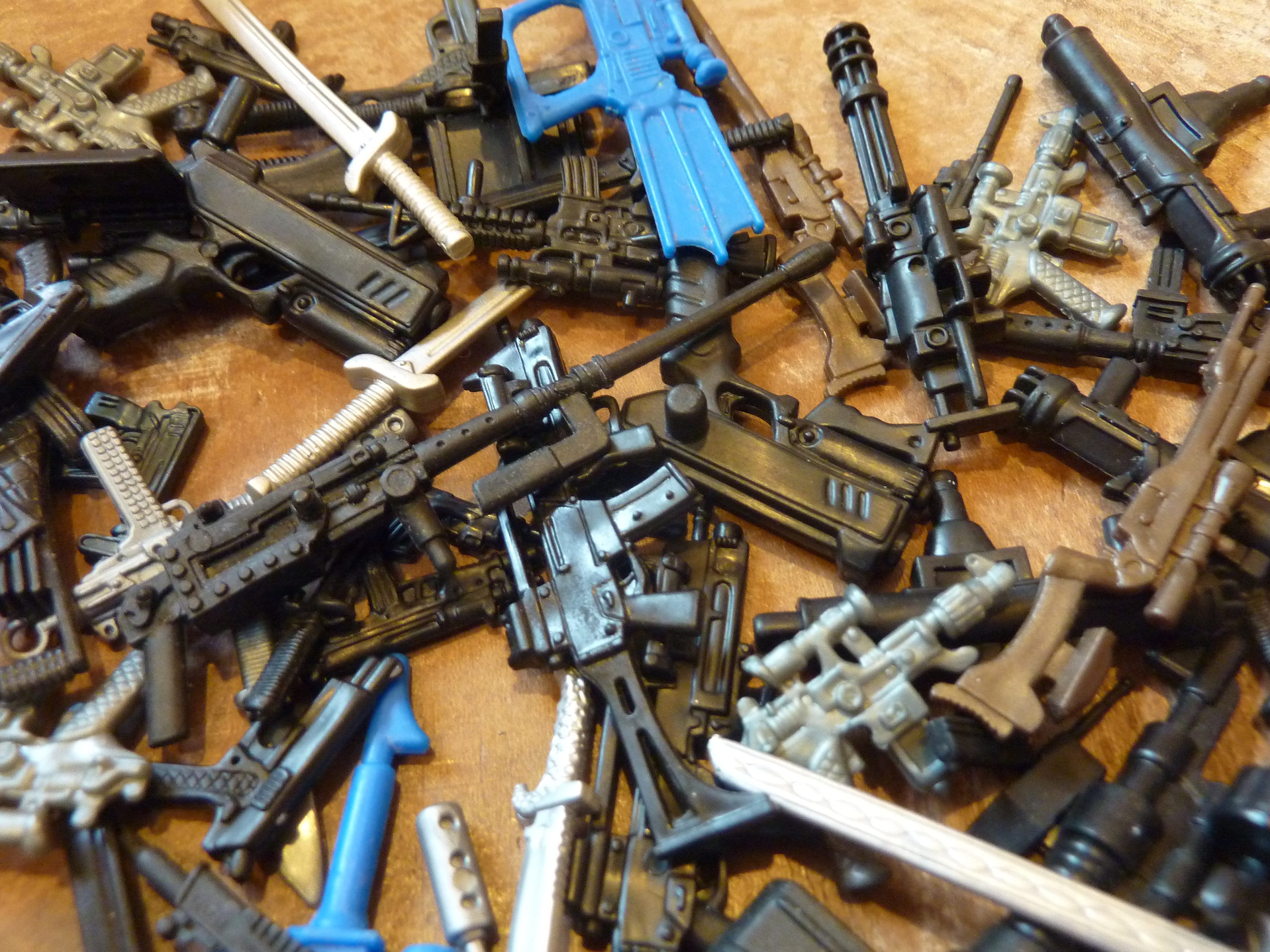 Miniature Weapons Action Figure Gun Rifle Knife Weapon GI Joe Star Wars ...